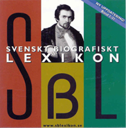 Svenskt biografiskt lexikon (SBL) CD-omslag
